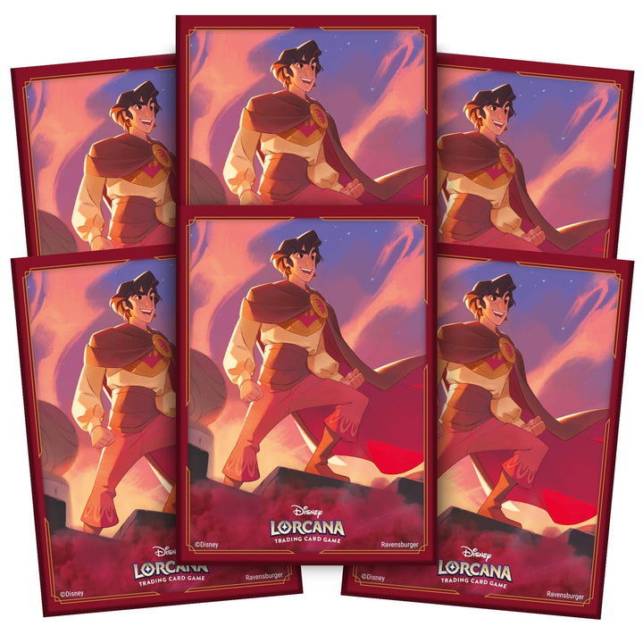 Lorcana: Shimmering Skies Sleeves - Aladdin Accessories Ravensburger