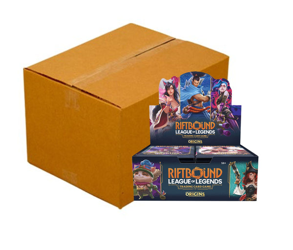 Riftbound - League of Legends TCG: Origins Booster Box (6) Sealed Case Non-singles UVS Games