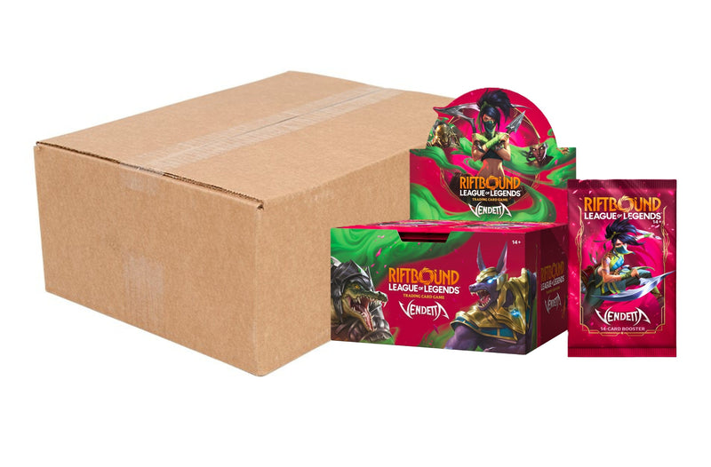 pre order rift bound booster box case Riftbound League Of Legends Vendetta (Pre-Order) For League of Legends fans Riftbound TCG: League of Legends