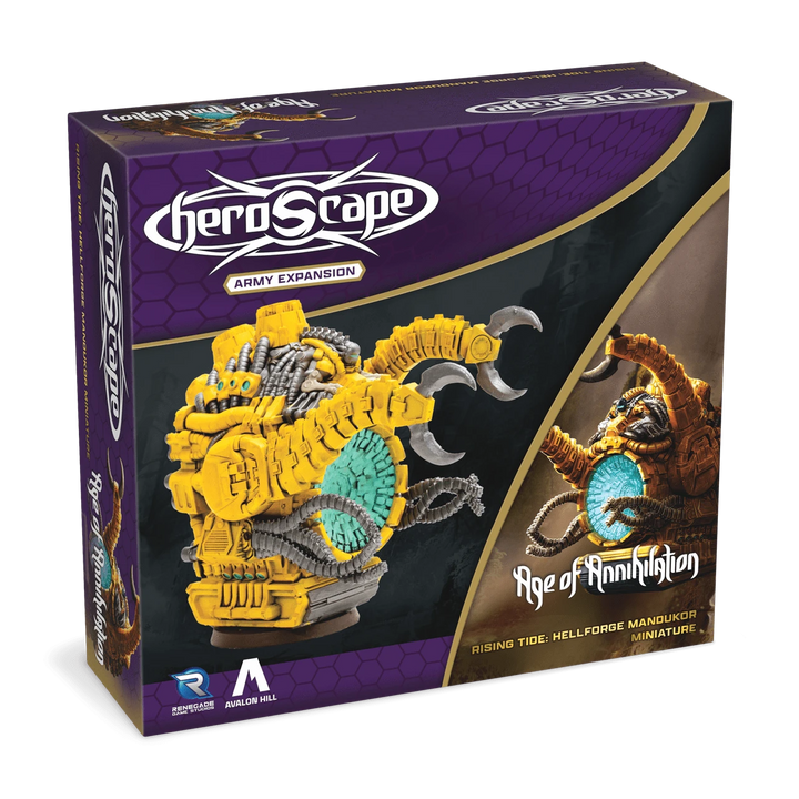 Heroscape: Rising Tide - Hellforge Mandukor Army Expansion Model Kit Alliance Games Distribution