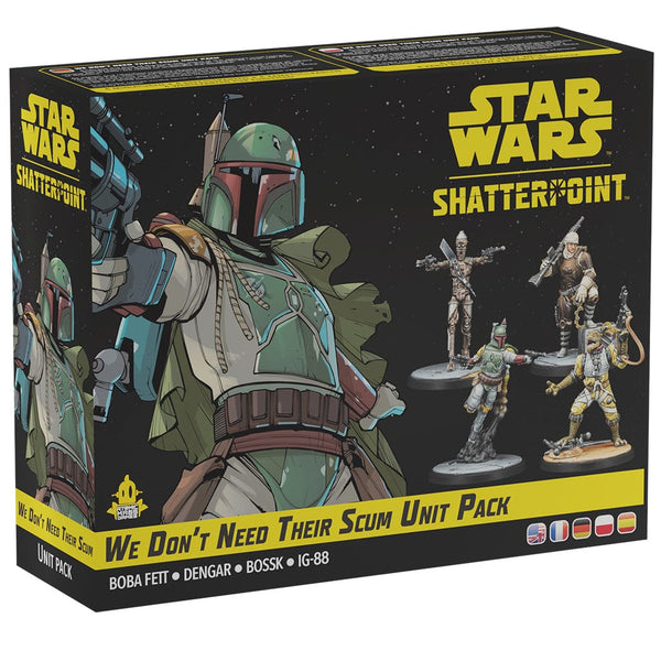 Star Wars: Shatterpoint - We Don't Need Their Scum Squad Pack Model Kit Asmodee