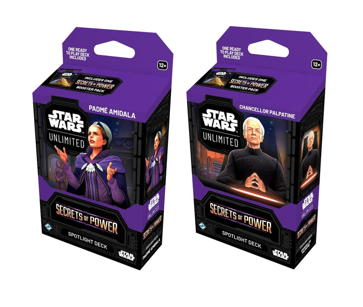 Star Wars: Unlimited - Secrets of Power -Set of 2- Spotlight Decks Non-Singles Asmodee