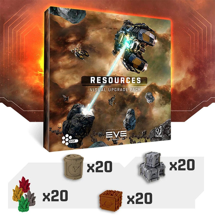 EVE: War for New Eden - Resources Pack Visual Upgrade Board Game Asmodee