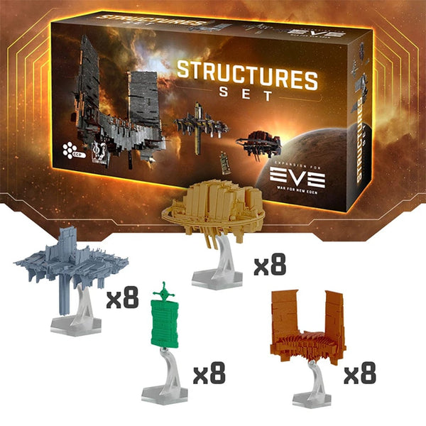 EVE: War for New Eden - Structures Set Board Game Asmodee