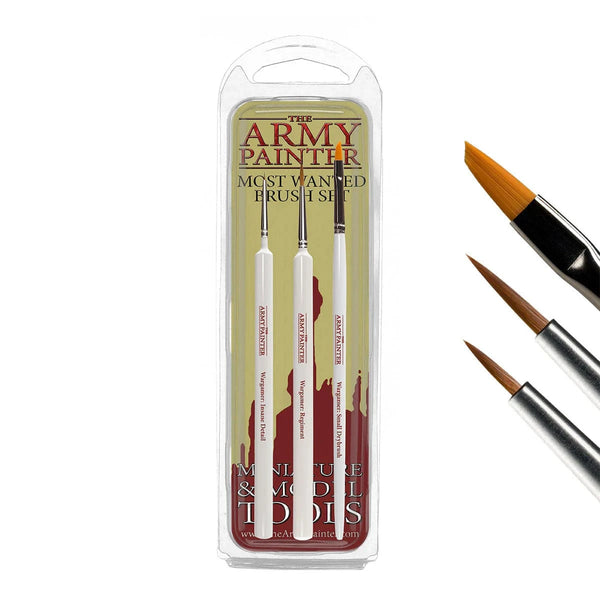 Hobby Starter: Wargamers Most Wanted Brush Set Hobby Supplies The Army Painter