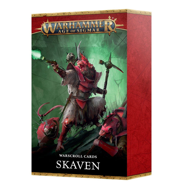 Warscroll Cards: Skaven (English) 2024 4th Edition Accessories Games Workshop
