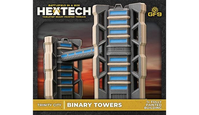 Hextech: Trinity City - Binary Towers Model Kit Battlefront Miniatures