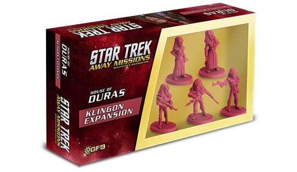 Star Trek: Away Missions - House of Duras Klingon Expansion Board Game Battlefront Miniatures