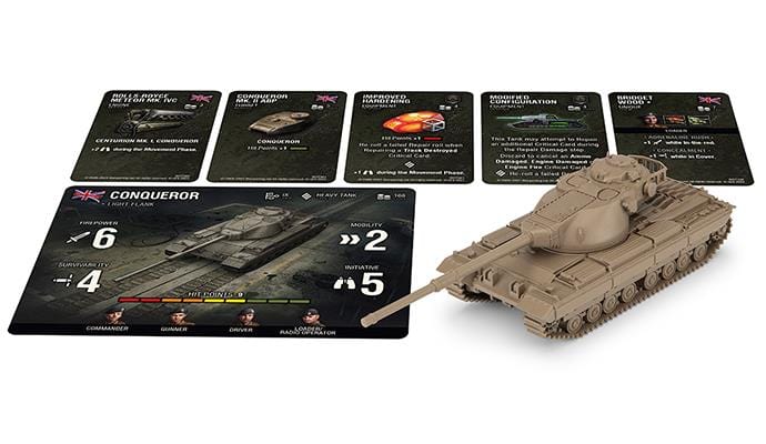 World of Tanks: British (Conqueror) Model Kit Battlefront Miniatures