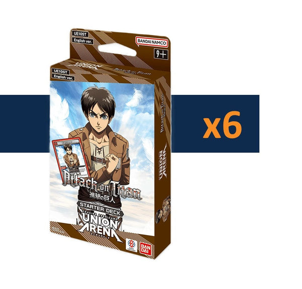 Union Arena: Attack on Titan [x6] Starter Deck Display Non-Singles Bandai