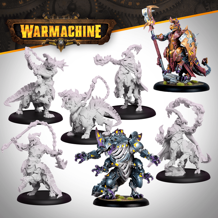 Warmachine: Khymaera Shard Incarnates Command Cadre Model kit Steamforged