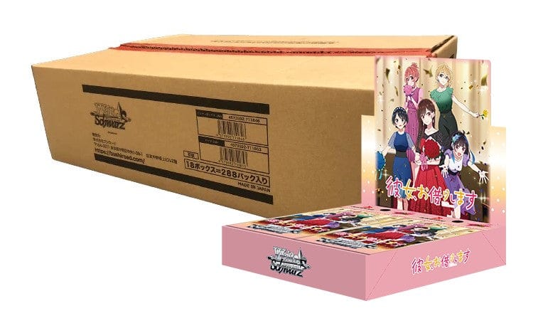 rent a girlfriend booster box Weiss Schwarz Japanese "Rent Vol. 2" / Case 100 types of cards + 36 parallels9 cards per pack Rent a Girlfriend Weiss Schwarz