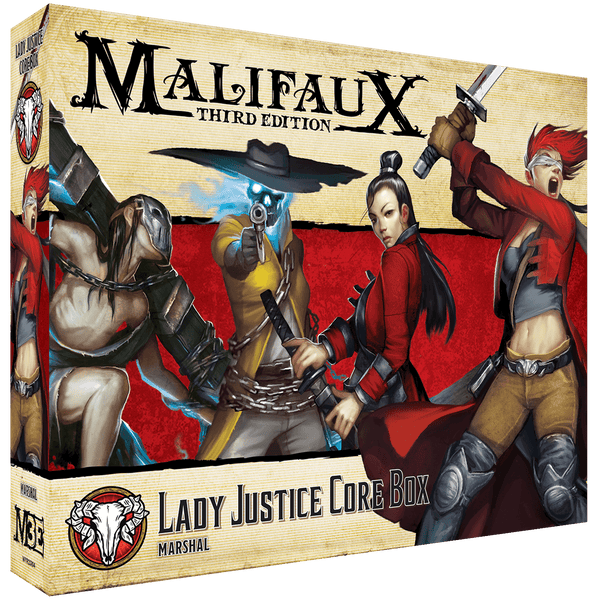 Lady Justice Core Box Model kit Wyrd Games