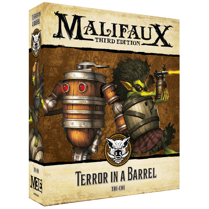 Terror in a Barrel Model kit Wyrd Games