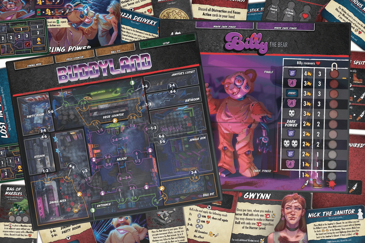 Final Girl: Bad Times at Buddyland Feature Film Expansion Board Game Alliance Games Distribution