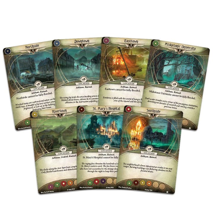 Arkham Horror LCG: The Drowned City Campaign Expansion Board Game Asmodee