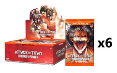 UniVersus: Attack on Titan - Origins of Power [x6] Booster Sealed Case