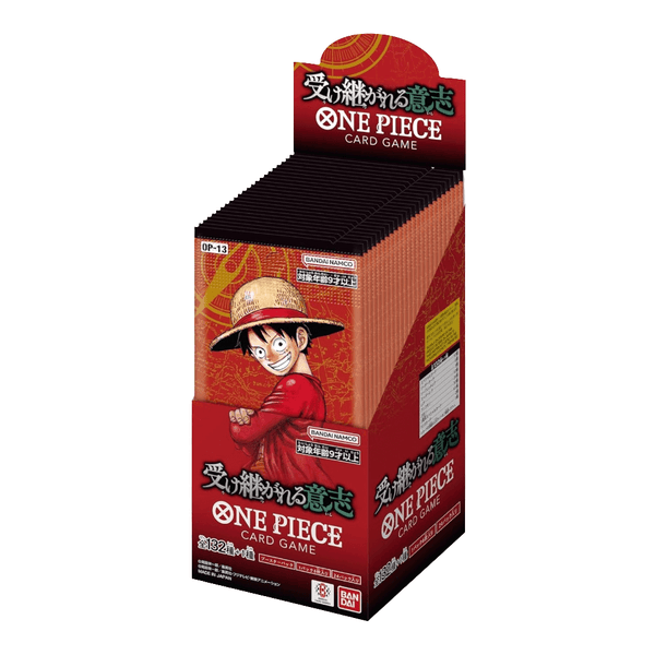 carrying on his will booster box case One Piece TCG: Sleeved Pack (OP-13) A Special Booster Pack to Commemorate the 3rd Anniversary One Piece Card Game -
