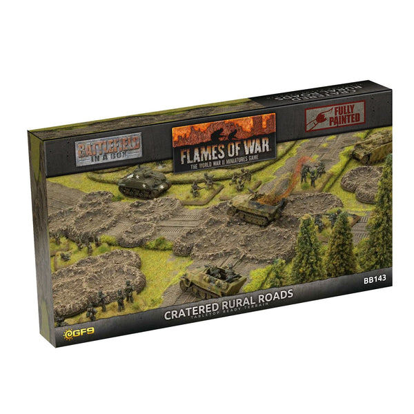 Travel: Cratered Rural Roads (x6) Model Kit Battlefront Miniatures