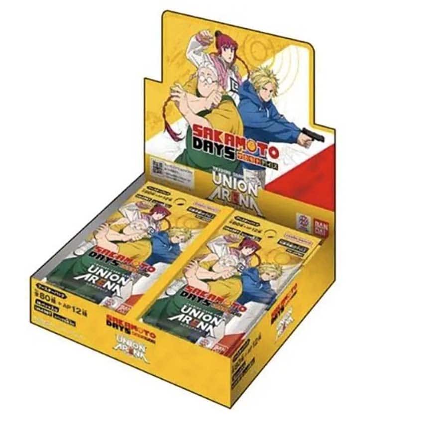 【新品未開封】ユニオンアリーナ ブースター SAKAMOTO DAYS3カートン Union Arena: Sakamoto Days Booster Box – Flipside Gaming