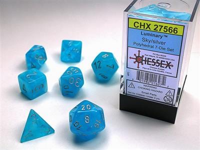 Luminary™ Sky/Silver 7-Die Set Accessories Asmodee
