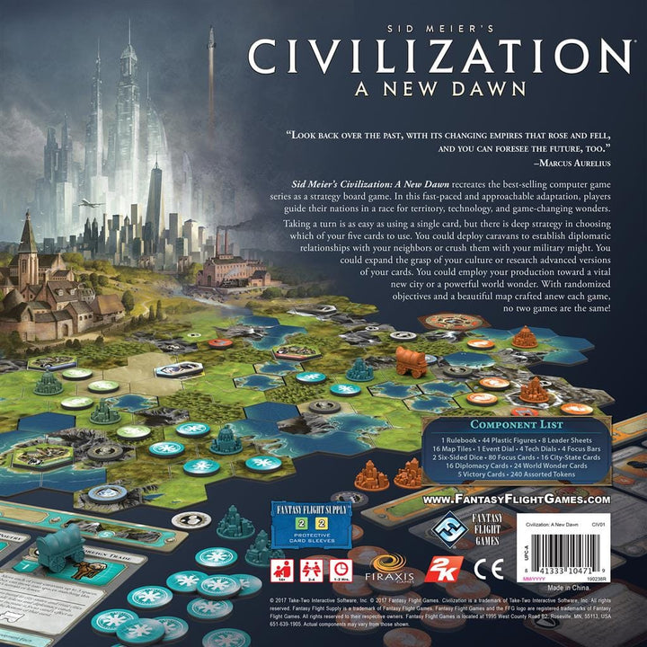 Sid Meier's Civilization: A New Dawn Board Game Asmodee