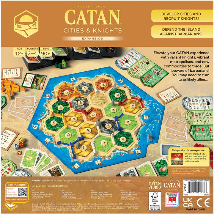 CATAN® – Cities & Knights Expansion Board Game Asmodee