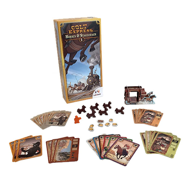 Colt Express: Horses and Stagecoach Expansion Board Game Asmodee