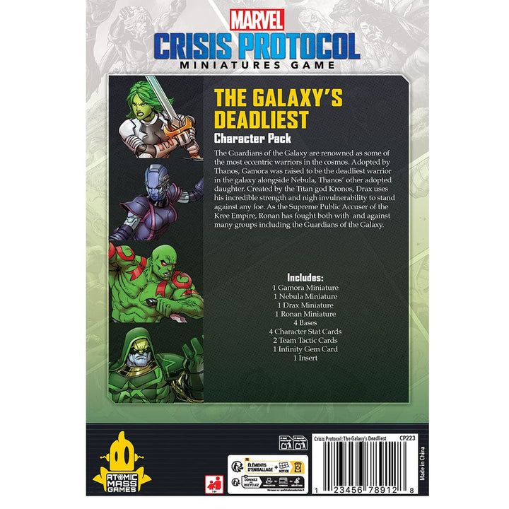 Marvel: Crisis Protocol - The Galaxy’s Deadliest Character Pack Model Kit Asmodee