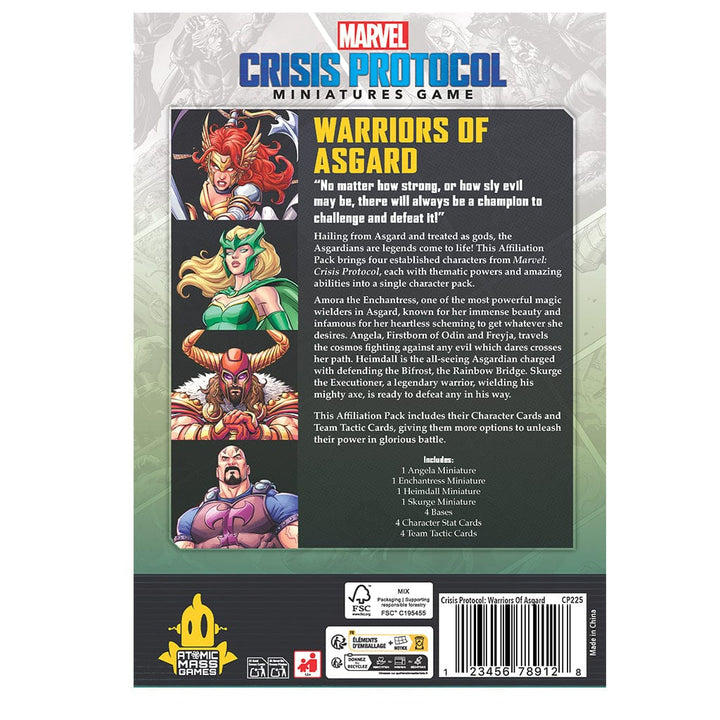 Marvel: Crisis Protocol - Warriors of Asgard Affiliation Pack Model Kit Asmodee