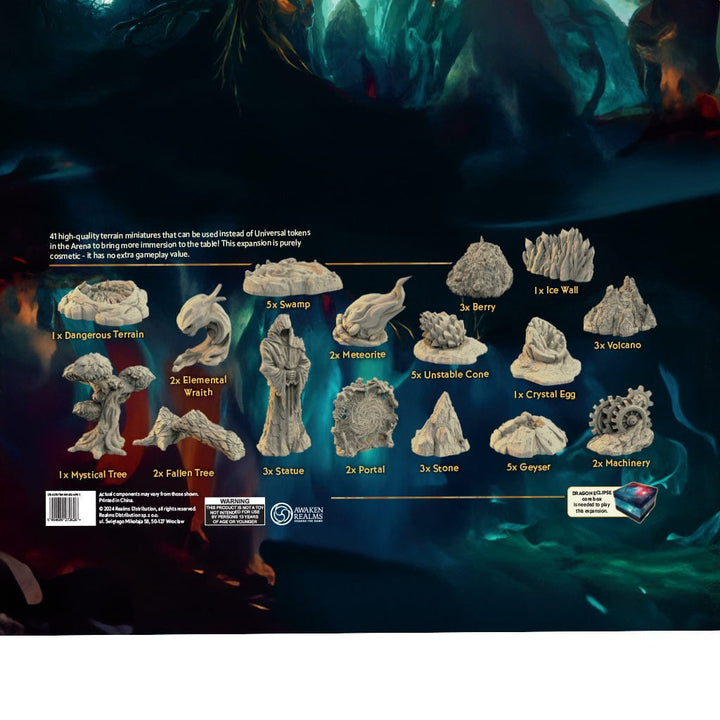 Dragon Eclipse Terrains (Grey) Board Game Asmodee