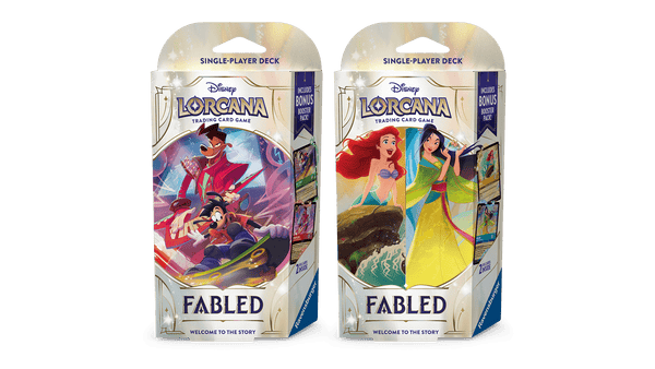 Lorcana: Fabled | Booster Boxes, Cases, Troves, & More Flipside Gaming Lorcana: Fabled | Booster Boxes, Cases, Troves, & More Flipside Gaming