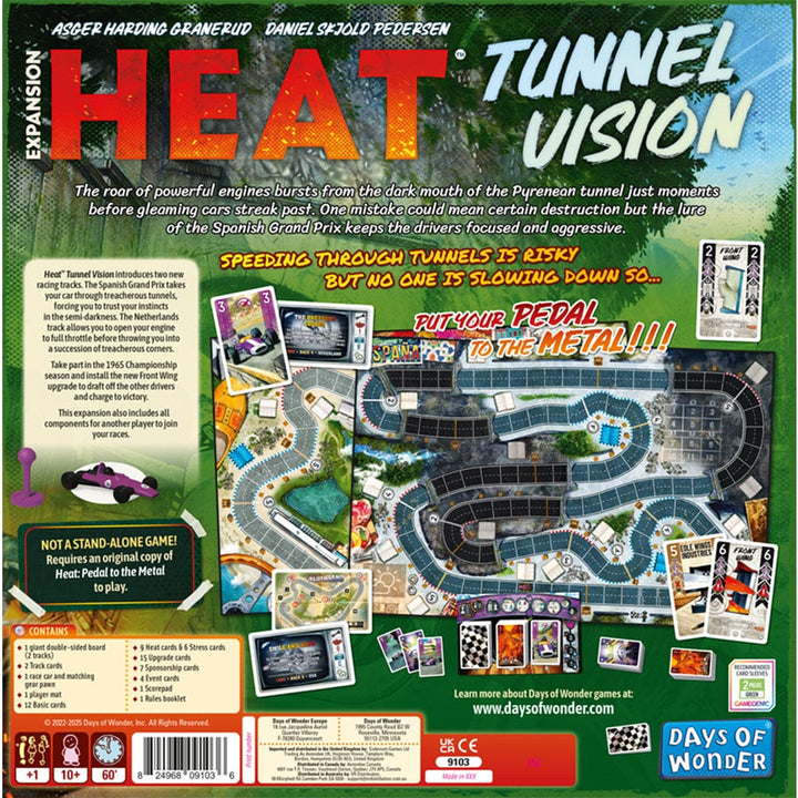 Heat: Tunnel Vision Board Game Asmodee