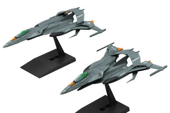 Mecha Collection: Be Forever Yamato REBEL3199 - (Type 5) Experimental Space Heavy Strike Fighter Cosmo Python Model Kit Bandai Namco