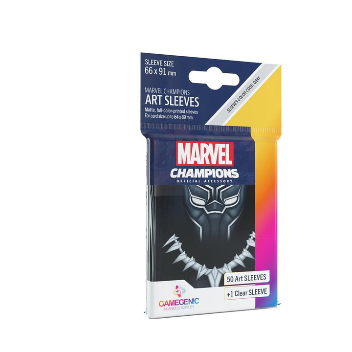 Marvel Champions Art Sleeves: Black Panther Accessories Asmodee