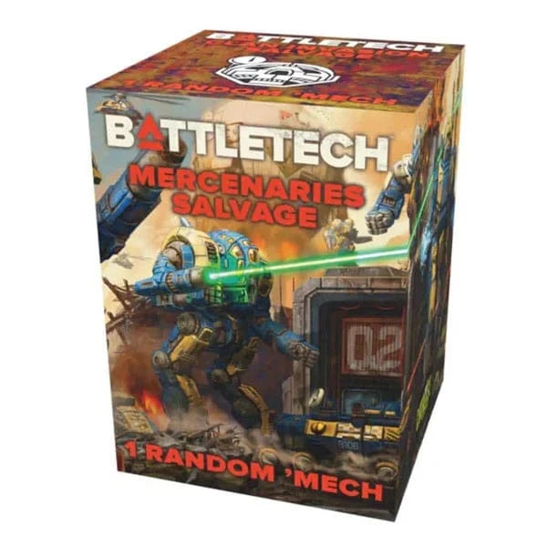 BattleTech: Salvage Box - Mercenaries (DISPLAY 9- Single Pick) Model Kit Alliance Games Distribution