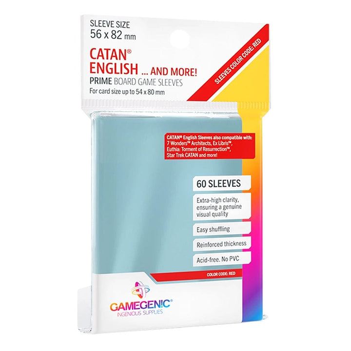 PRIME Sleeves: Catan (56 X 82 mm) Accessories Asmodee