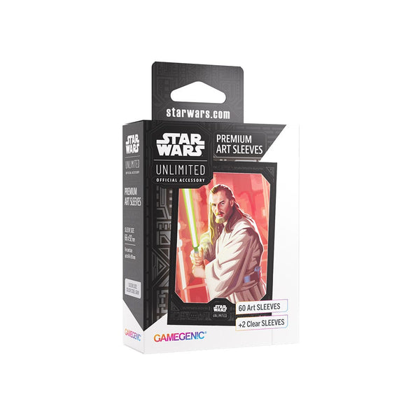 Star Wars: Unlimite Premium Art Sleeve - Qui-Gon Jinn Accessories Asmodee