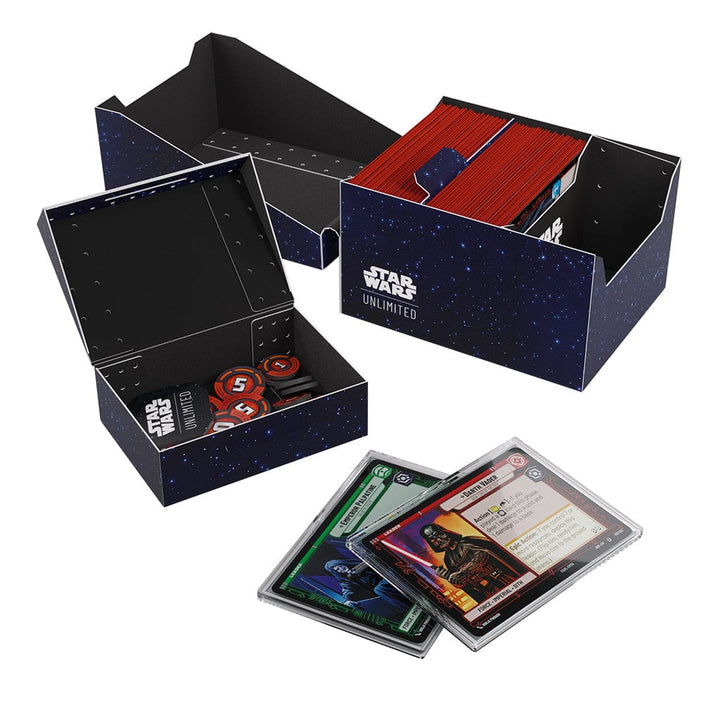 Star Wars: Unlimited Twin Suns Soft Crate - Blue Accessories Asmodee