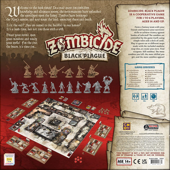 Zombicide: Black Plague Board Game Asmodee