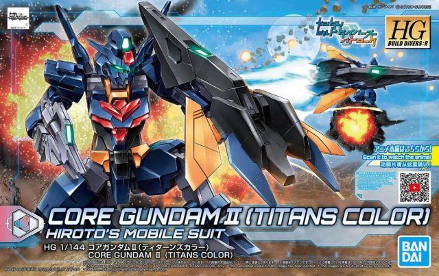 HGBD:R - #43 Core Gundam II (Titans Color) Model Kit Bandai Namco