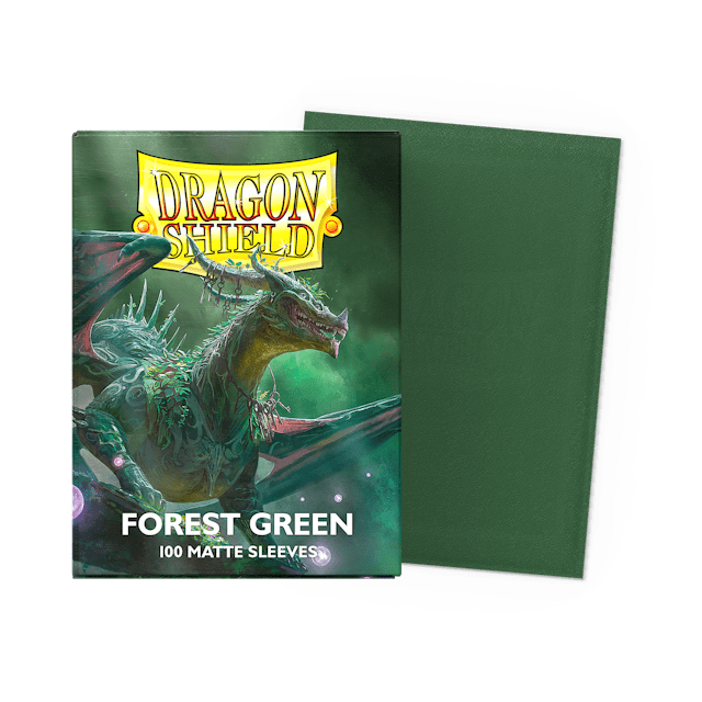 Dragon Shield Matte Forest Green [x10] Case Display Accessories Dragon Shield