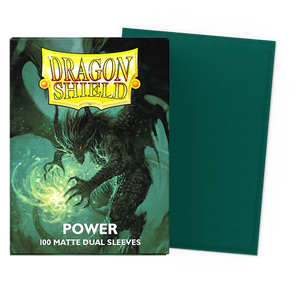 Dragon Shield Matte Dual Power Green (100ct)