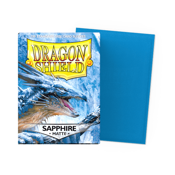Dragon Shield Matte Sapphire (100ct) Accessories Dragon Shield