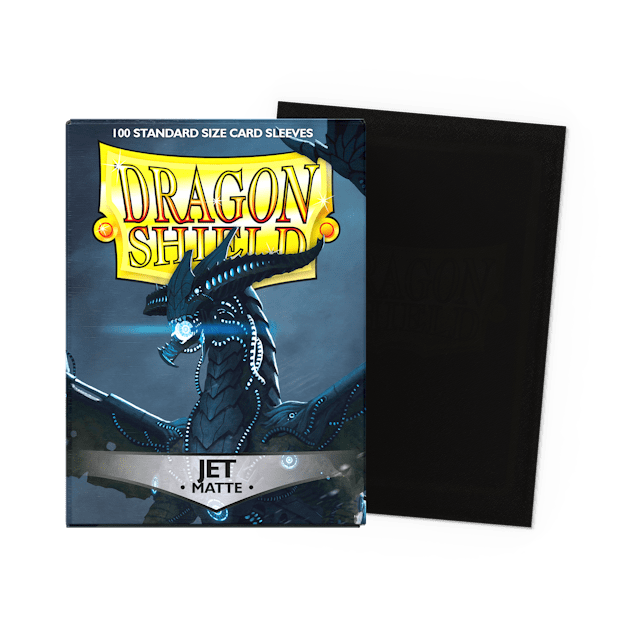 Dragon Shield Matte Jet [x10] Case Display Accessories Dragon Shield