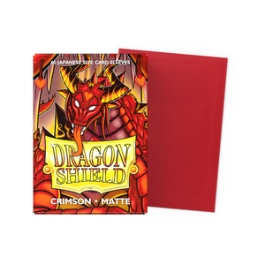 Dragon Shield Japanese Matte Crimson [x10] Case Display