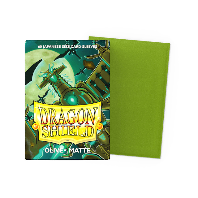 Dragon Shield Japanese Matte Olive [x10] Case Display Accessories Dragon Shield