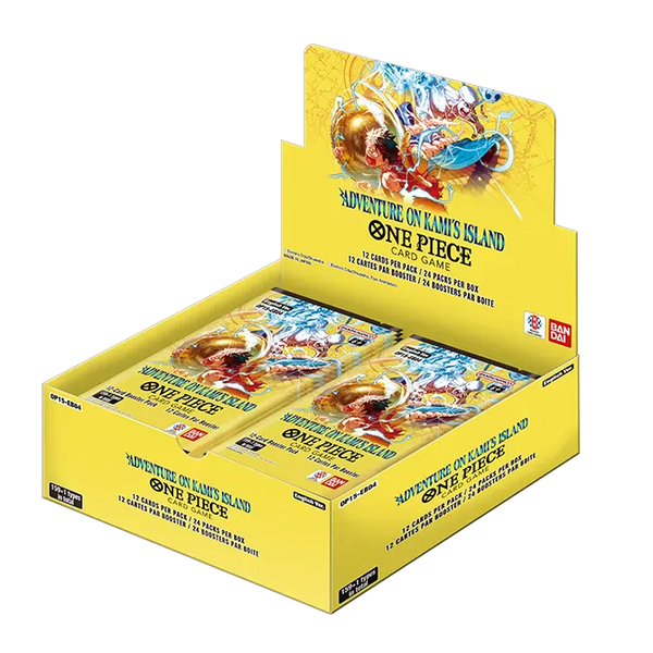 One Piece TCG: Adventure on KAMI'S Island (OP-15) | Sealed Flipside Gaming One Piece TCG: Adventure on KAMI'S Island (OP-15) | Sealed Flipside Gaming