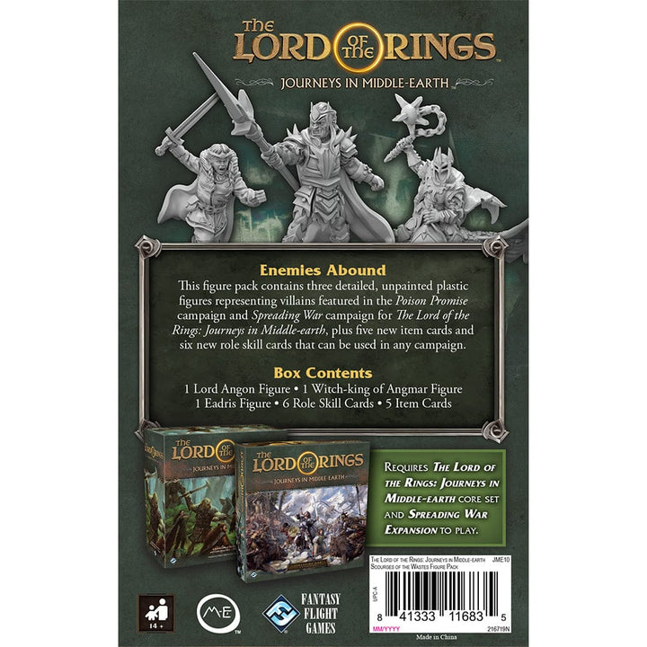 Lord of the Rings: Scourges of the Wastes Figure Pack Board Game Asmodee