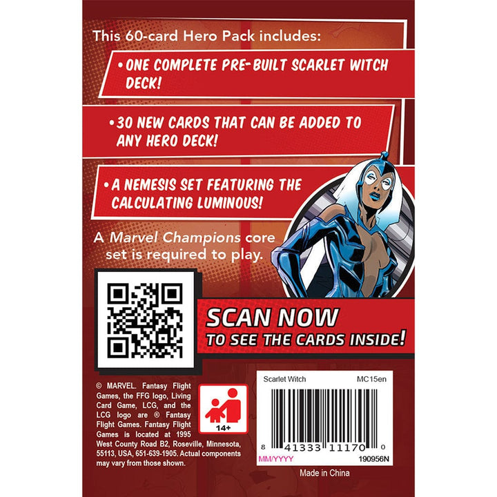 Marvel Champions: Scarlet Witch Hero Pack Board Game Asmodee